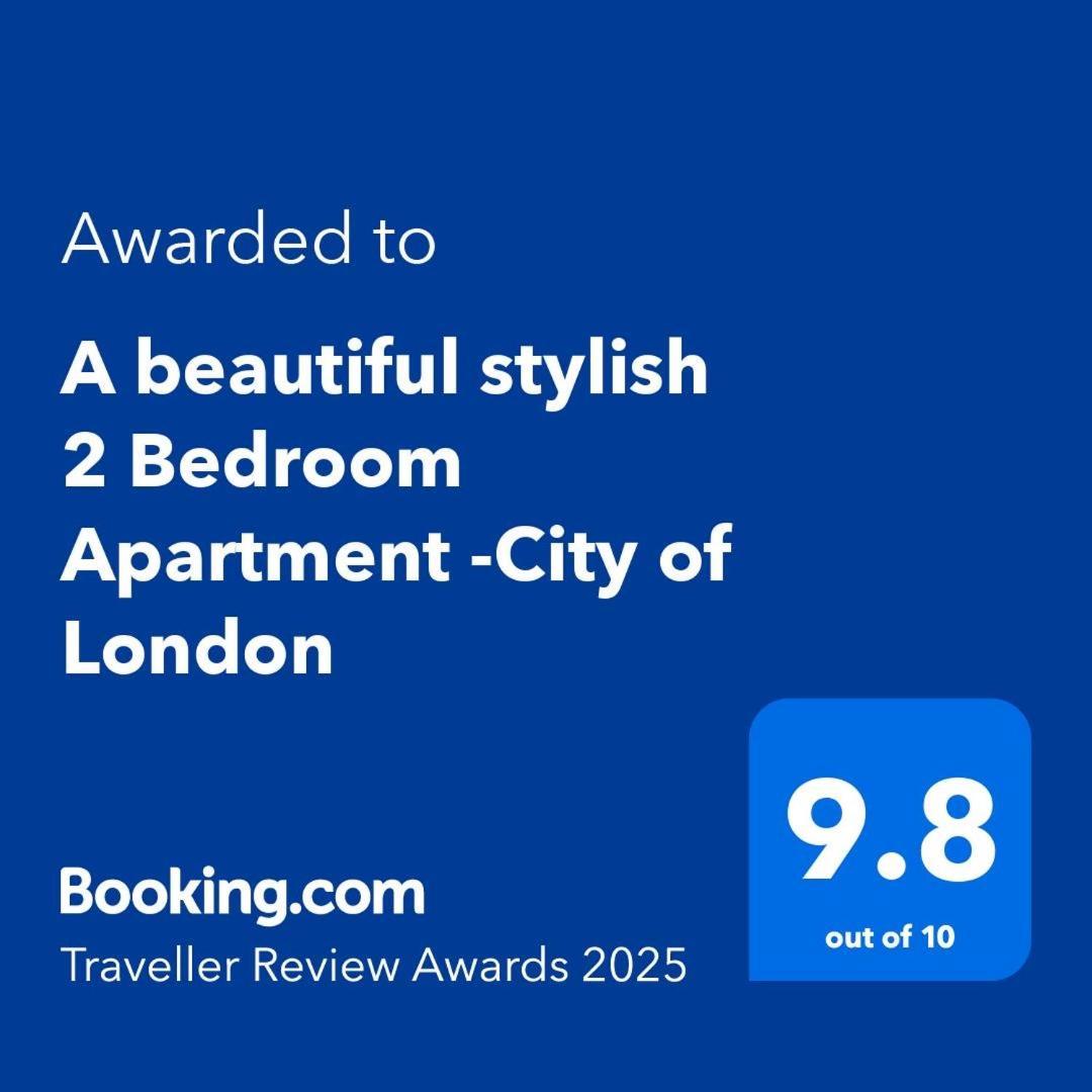 A Beautiful Stylish 2 Bedroom Apartment -City Of London Eksteriør billede